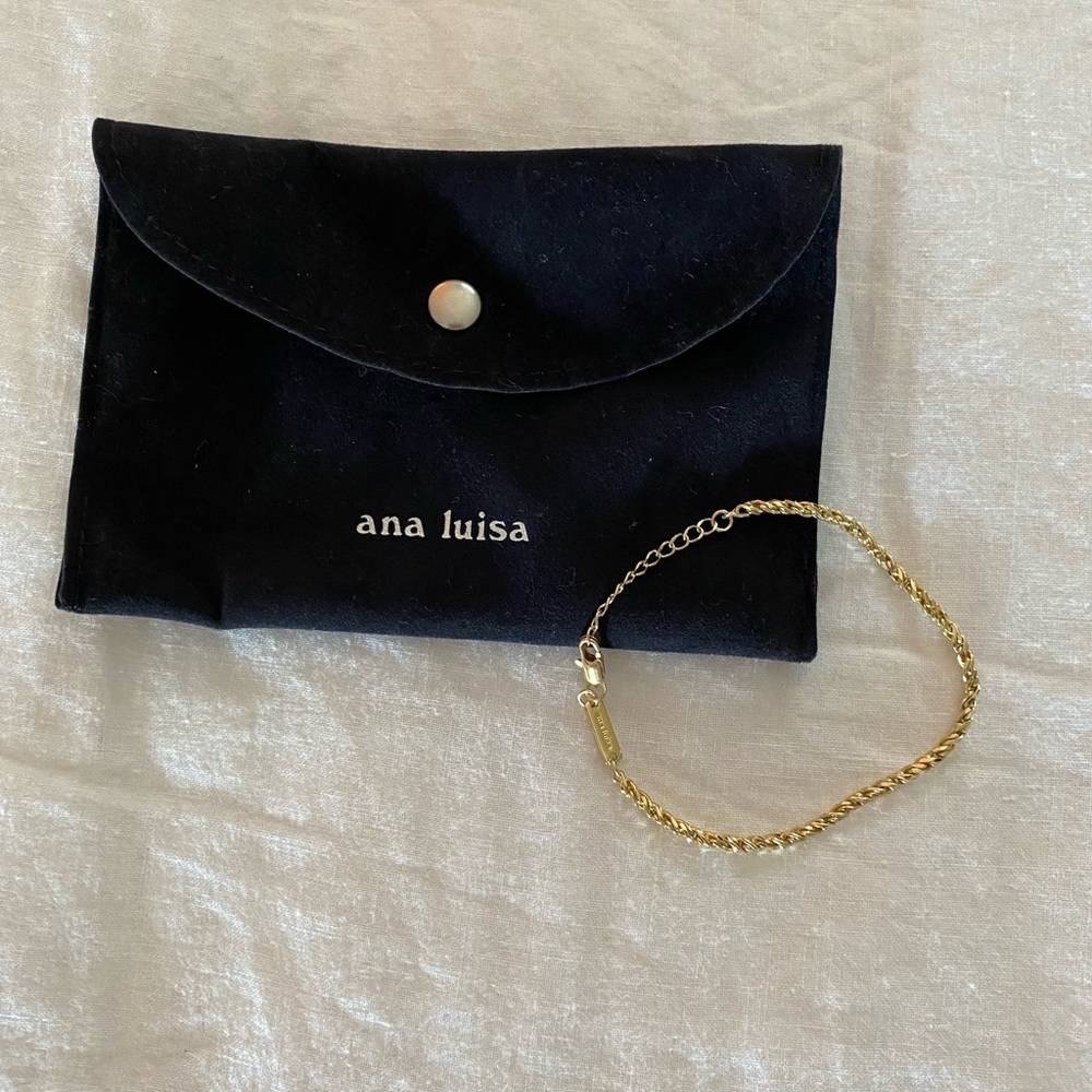 Ana Luisa bracelet- 14K gold plating
